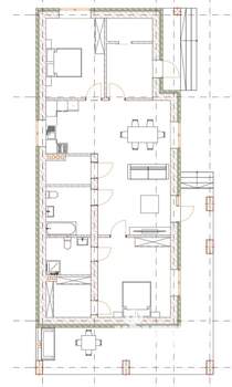 Дом 115м², 1-этажный, участок 6 сот.