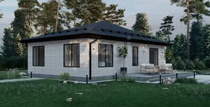 Дом 75м², 1-этажный, участок 8 сот.