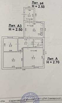 Дом 60м², 1-этажный, участок 5 сот.