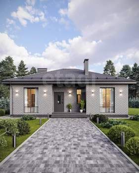 Дом 90м², 1-этажный, участок 8 сот.