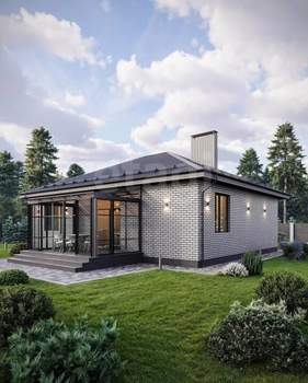 Дом 90м², 1-этажный, участок 8 сот.