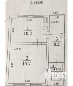 Дом 50м², 1-этажный, участок 1 сот.