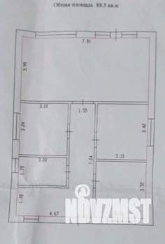 Дом 89м², 1-этажный, участок 6 сот.