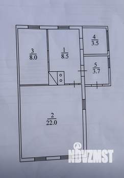 Дом 45м², 1-этажный, участок 4 сот.