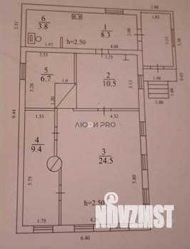 Дом 63м², 1-этажный, участок 4 сот.