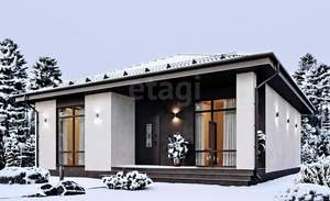 Дом 75м², 1-этажный, участок 8 сот.