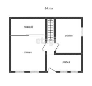 Дом 77м², 2-этажный, участок 2 сот.