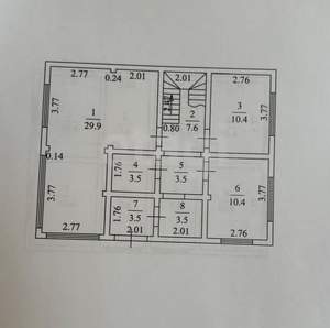 Дом 144м², 2-этажный, участок 9 сот.
