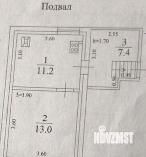 Дом 50м², 1-этажный, участок 1 сот.