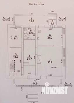 Дом 368м&sup2;, 2-этажный, участок 17 сот.  