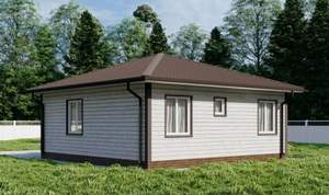 Дом 63м&sup2;, 1-этажный, участок 5 сот.  