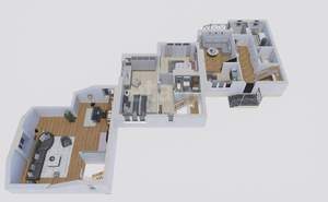 Дом 143м², 3-этажный, участок 2 сот.  