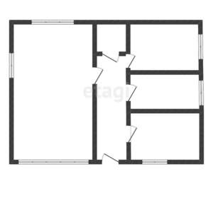 Дом 105м², 1-этажный, участок 6 сот.  