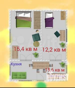 Дом 74м², 2-этажный, участок 5 сот.  