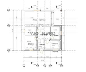 Дом 92м&sup2;, 1-этажный, участок 6 сот.  