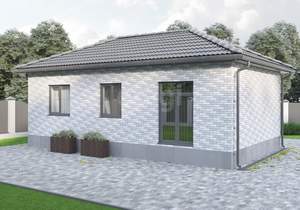 Дом 53м&sup2;, 1-этажный, участок 6 сот.  