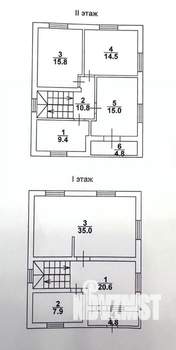 Дом 139м², 2-этажный, участок 4 сот.  