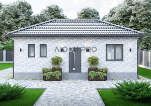 Дом 60м², 1-этажный, участок 6 сот.  