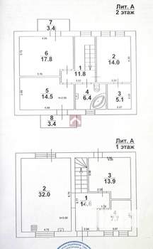 Таунхаус 145м², 2-этажный, участок 4 сот.  