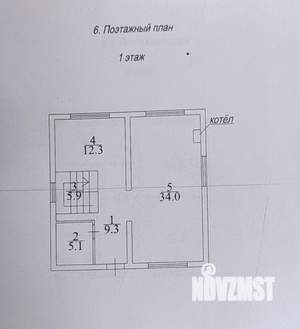 Коттедж 130м², 2-этажный, участок 10 сот.  