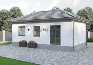 Дом 54м², 1-этажный, участок 6 сот.  