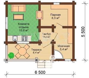 Дом 30м², 1-этажный, участок 1 сот.  