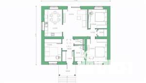 Коттедж 90м², 1-этажный, участок 10 сот.  
