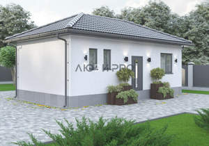 Дом 54м², 1-этажный, участок 6 сот.  