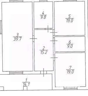 Дом 126м², 1-этажный, участок 5 сот.  