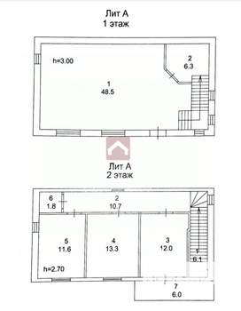 Коттедж 116м², 2-этажный, участок 6 сот.  