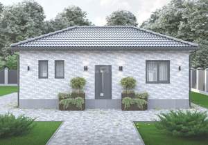 Дом 53м&sup2;, 1-этажный, участок 6 сот.  