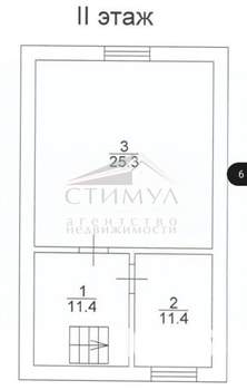 Дом 102м&sup2;, 2-этажный, участок 3 сот.  