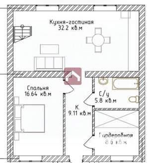 Дом 150м², 2-этажный, участок 7 сот.  