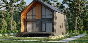 Дом 63м&sup2;, 1-этажный, участок 5 сот.  