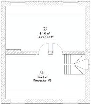 Коттедж 82м², 2-этажный, участок 6 сот.  