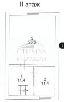 Дом 102м&sup2;, 2-этажный, участок 3 сот.  