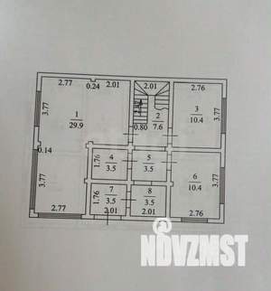 Дом 144м², 2-этажный, участок 9 сот.  
