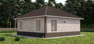 Дом 63м&sup2;, 1-этажный, участок 5 сот.  