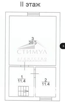 Дом 102м&sup2;, 2-этажный, участок 3 сот.  