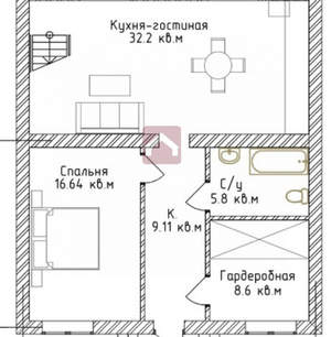 Дом 150м², 2-этажный, участок 8 сот.  