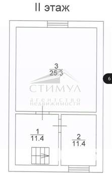 Дом 102м&sup2;, 2-этажный, участок 3 сот.  