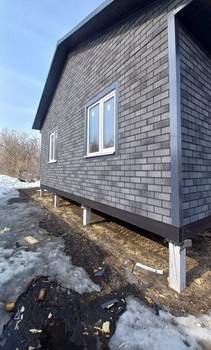 Дом 60м&sup2;, 2-этажный, участок 6 сот.  