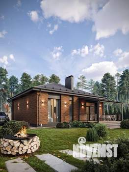 Дом 103м&sup2;, 1-этажный, участок 5 сот.  