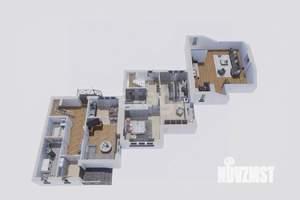 Дом 143м&sup2;, 3-этажный, участок 2 сот.  