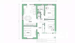 Коттедж 75м², 1-этажный, участок 7 сот.  