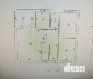 Коттедж 97м², 1-этажный, участок 5 сот.  