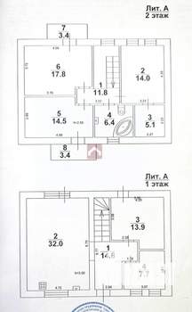 Таунхаус 145м², 2-этажный, участок 4 сот.  