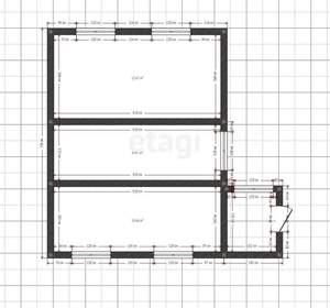 Дом 50м&sup2;, 1-этажный, участок 2 сот.  