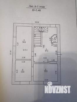 Коттедж 296м², 2-этажный, участок 8 сот.  