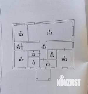 Дом 90м², 1-этажный, участок 6 сот.  